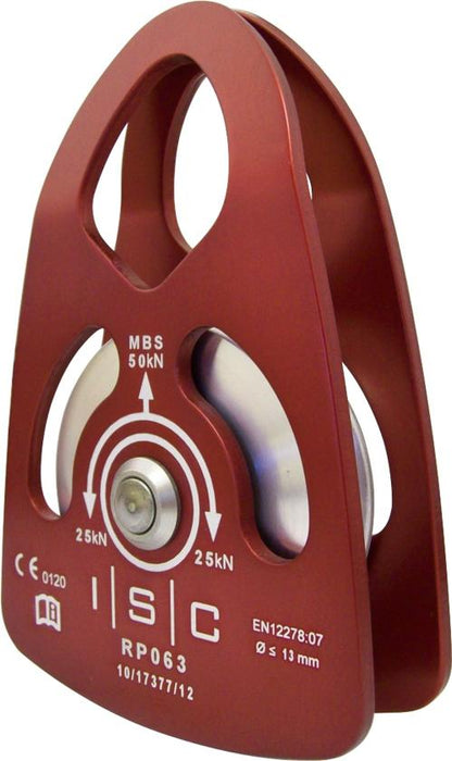 ISC Medium Single Prussik Pulley - Aluminium - 50kN - Max Rope Diameter 13mm