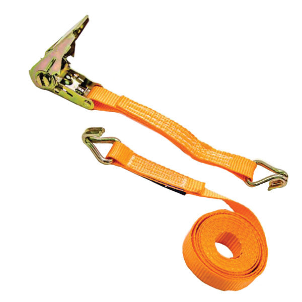 25mm wide MINI 2 Part Ratchet Strap systems with CLAW HOOKS — Winchshop